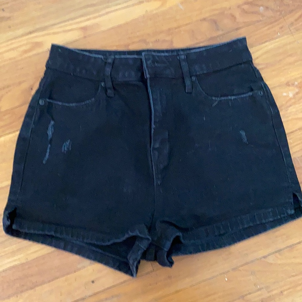 Urban outfitters black jean shorts